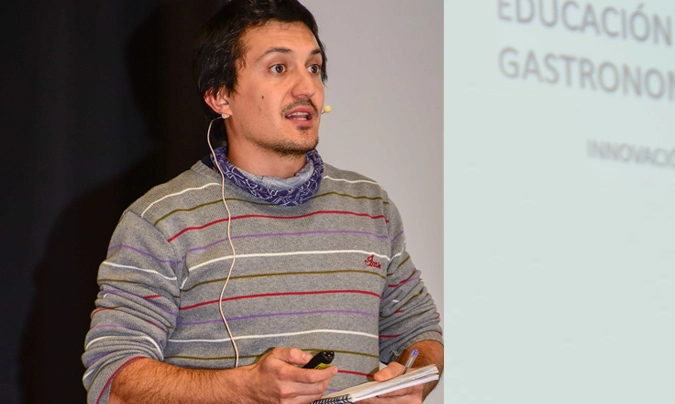 Felipe Celis, chef y profesor del grado de Ciencias Culinarias y Gastronómicas. Campus CETT - UB.