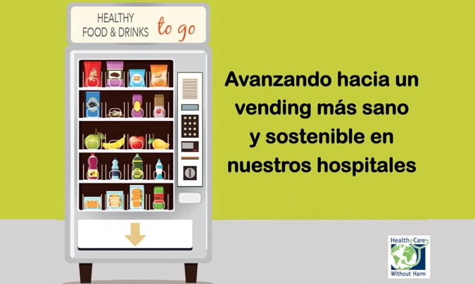 Nueva guía para conseguir un vending más sostenible y saludable en los hospitales