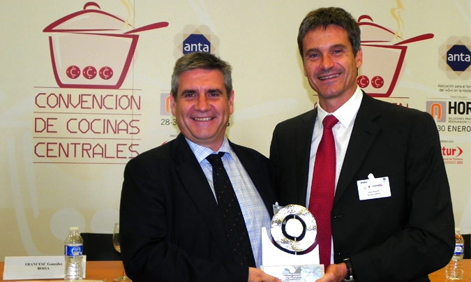 Premio Innovanta: Arcasa – Apetito. <b>Ferran Coronado</b>, director comercial de Arcasa y <b>Artur Arqués</b>, director general de Arcasa.