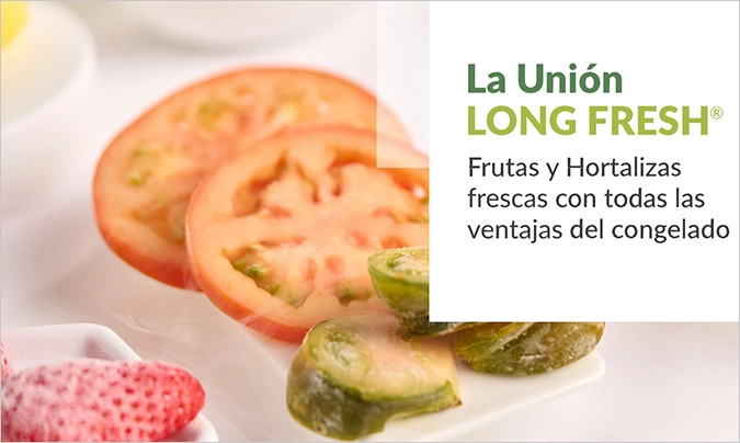 ‘Long Fresh’ es una gama de frutas y hortalizas congeladas con la innovadora tecnología Nice Tech.