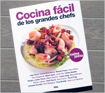 Cocina fácil de los grandes chefs, un libro solidario en favor de Fundació Cassià Just