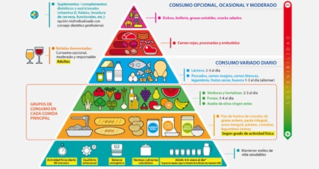 La SENC presenta una nueva Guía de la alimentación saludable y rediseña la ‘pirámide’